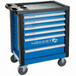 T&ouml;&ouml;riistakapp t&ouml;&ouml;kotta ja kodugaraaži 6 sahtliga 91&times;76&times;46 cm keskne lukustus HT7G046 HOGERT