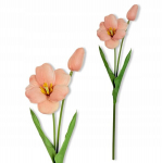 Kunstlikud "kawowy Tulipan" lilled, 53 cm, vaht, elutruu