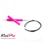 Knitpro Zing metallvardad niidil 60cm, 10mm