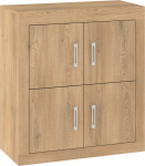 Kummut Meblocross Verin VRN-01 4-ukseline Praktiline Disain Cremona tamm