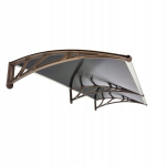 Uksekate Metal-gum, 200x100 cm, pruun
