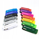 USB pulk 10 tk. 8 Gb "twister" Usb-m&auml;lupulgad graveeringuga