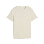 PUMA t&uuml;drukute vabaaja T-s&auml;rk PUMA ESS SCRIPT Tee G Alpine Snow - 68580587, valge
