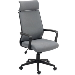 Ergonoomiline kontoritool k&auml;etugede, peatoe ja kiikfunktsiooniga, tumehall, 1 tk.