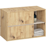 Vannitoa kapp Akord VAMI W90, 90 cm, seinale kinnitatav, 2 sahtlit, 2 riiulit