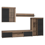 TV-alus Forte Valentin VTNM01L-N09 modernne pruun klaas