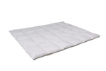 Hanesulgedest tekk, valge 30%, 220x200 cm - 1,7 kg