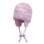 Huppa Kootud m&uuml;ts TIA, roosa/ valge M, light pink/ white