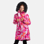 T&uuml;drukute parka VIVIAN 2, neoon roosa mustriga 122
