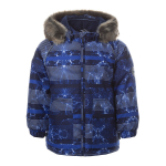 Huppa Laste talvejope VIRGO, Blue Pattern