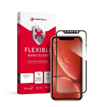 Ekraanikaitse 9H Forcell Flexible Nano Glass 5D for iPhone Xr/11 6,1" black