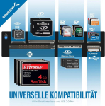 Sabrent 75-in-1 multi flash m&auml;lukaardi lugeja/kirjutaja (toitejuhtmega) (crw-uinb)