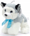 Pehme pl&uuml;&uuml;si koer Husky heliga, 19 cm