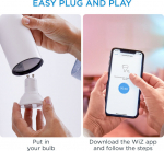 2x Led pirnid Wiz Gu10 Par16 4.7w 2700-6500k Wifi/bluetooth