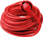 Nagu Schwabe 60361 pikendusjuhe Pvc Schuko Euro 230v 16a 25m punane