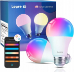 Lepro E27 8,5w Rgb Wi-fi/bluetooth nutikas Led pirn, 806 lm