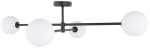 Tk Lighting Sarius 4735: Must klaaskuulidega ripplamp
