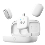 Ulanzi A30 Pisike juhtmevaba helikomplekt, Usb-c, valge