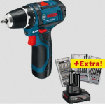 Bosch Gsr 12v-15 juhtmeta kruvikeeraja 2.0ah + 4.0ah