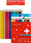 Caran D'ache Swisscolor akvarellpliiatsid, 18 tk.