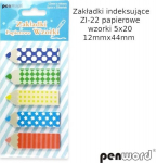 Markerid indekseerimiseks (12 mm x 44 mm) V&auml;rvipliiatsimuster, 1 tk.