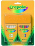 Crayola vahast v&auml;rvipliiatsid, 24 tk.
