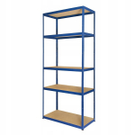 Metallist riiul Helios Hnn 196x110x60 cm, 5 riiulit, 400kg/riiul