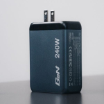 Verbatim Gan 240w Usb-c/usb-a laadija, hall, 4 porti