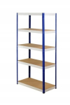 Metallist riiul Helios Hnw 213x120x60 cm, 5 riiulit, 400 kg/riiul
