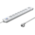 Qoltec &Uuml;lepingekaitse 8 pistikupesa, 1,5m