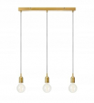 Bronxi ripplamp, pruun, 3x27, 68cm