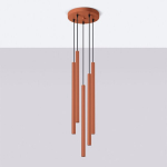 Ripplamp Pastelo 5p ookerpunane