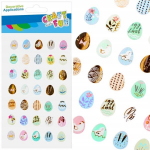 Dekoratiivsed metallist lihav&otilde;ttemuna kleebised, 35 tk.