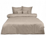 Hall satiinist komplekt 160x200 triipudega, 100% puuvill