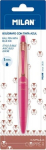 Pen Milan Kapsel Vask, roosa, sinine tint