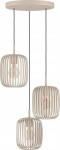 Eglo Romazzina ripplamp, 3x120w, E27, beež teras