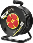 Elektritrumli pikendusjuhe 25m, 4x230v, 3x2,5mm&sup2;