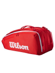 Wilson Super Tour x15 2025 rekettennisekott - punane