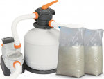 Liivafiltri pump basseinile 11355 L/h + 50kg liiva