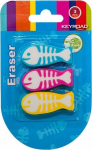 Keyroad kustutuskumm "kala" (3 tk.)