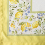 Laudlina CHO/SUMMER16 Ż&Oacute;Ł 90X90 Pol&uuml;ester Kollane Ruutukujuline