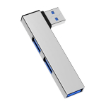 USB HUB, 3 &uuml;hes, Type-C, 3 USB-porti, h&otilde;bedane