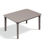 Plastikust aialaud &bdquo;Ferne&ldquo; &ndash; praktiline disain &ndash; pruun &ndash; 57,5 cm laius