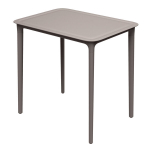 Plastikust aialaud Ferne Rimo, praktiline pruun, kompaktne disain