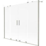 Vannisein Mexen Velar Duo, 170 x 150 cm, harjatud nikkel/matt klaas