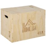 Plyo Box, 45x40x60 cm, Naturaalne puit, P&ouml;&ouml;k