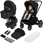 Daugiafunktsionaalne vanker Lionelo Freya 3in1 Black Onyx &ndash; autoinfik&otilde;r&otilde;&otilde;, vankrikorv ja sportk&auml;ru, Black Onyx