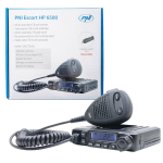 CB raadiosaatja Escort HP 6500 PRO, multistandard, VOX, NRC, 4W, AM-FM, 12V, SQ, ASQ