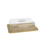 Kitchen&Go juustualus plastikkaanega, 26x21 cm