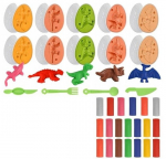 Tigvio DIY dinosauruste voolimiskomplekt, 35 osa